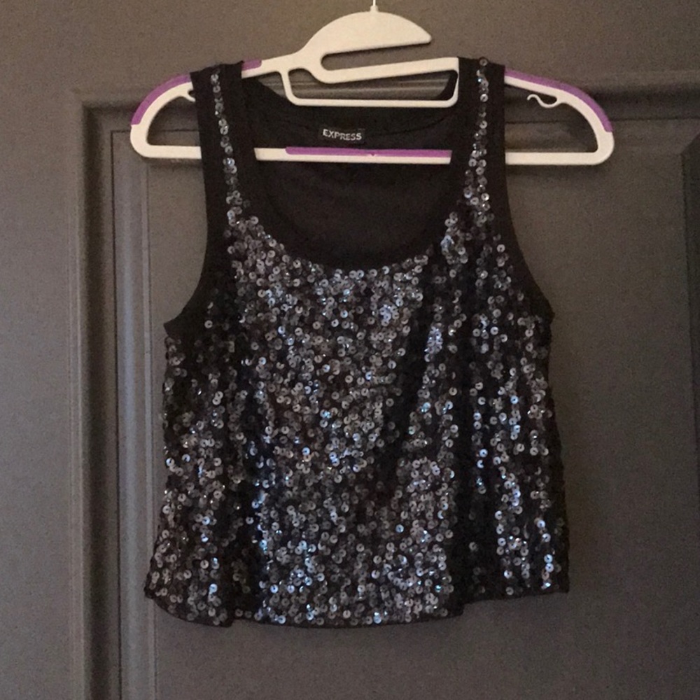 Express Sequin Tank
